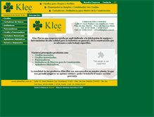 Tablet Screenshot of kleeplat.com.ar